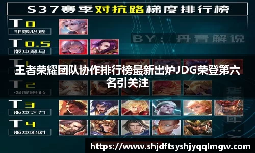 王者荣耀团队协作排行榜最新出炉JDG荣登第六名引关注